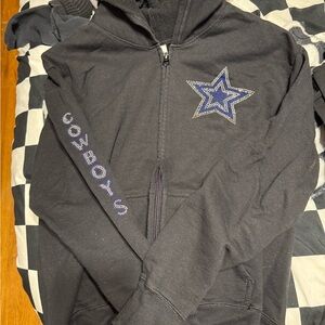 Women’s Black Cowboy’s zip up